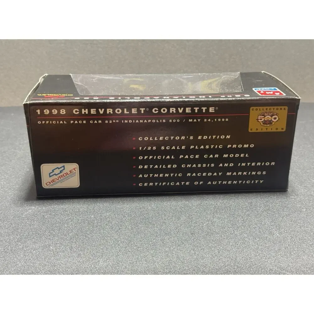 NIB 1998 CHEVROLET CORVETTE PACE CAR INDIANAPOLIS 500 1/24 FRANKLIN MINT